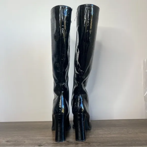 PRINCESS POLLY Mercury Knee High Heeled Women's Boot Size 7 #B1272
