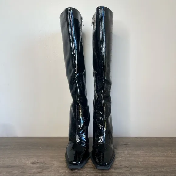 PRINCESS POLLY Mercury Knee High Heeled Women's Boot Size 7 #B1272