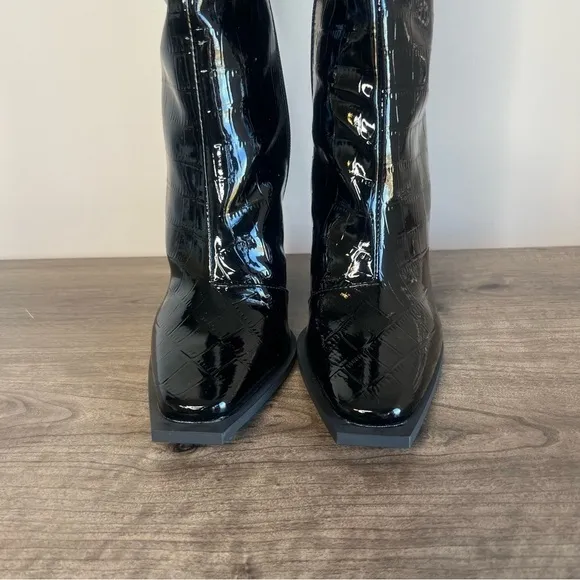 PRINCESS POLLY Mercury Knee High Heeled Women's Boot Size 7 #B1272