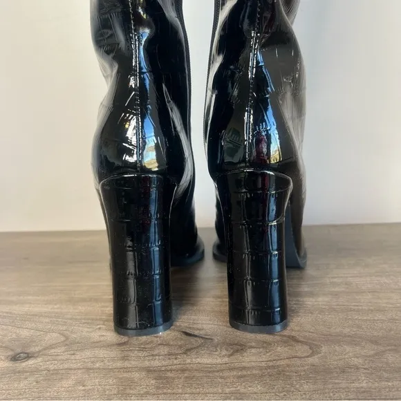 PRINCESS POLLY Mercury Knee High Heeled Women's Boot Size 7 #B1272
