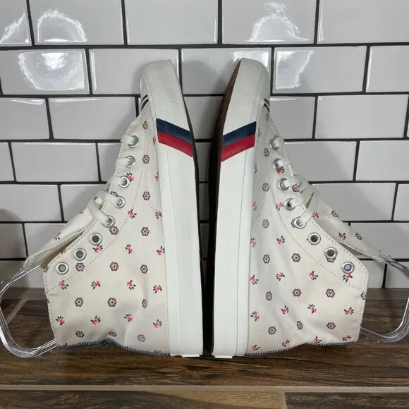 Pro Keds Royal Hi Bandana Egret Mens Size 10 Shoes Multicolor Floral Sneaker