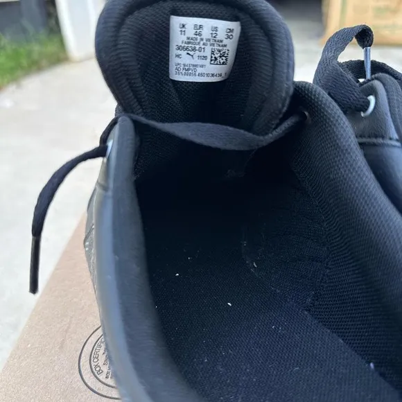 Puma BMW black and white lifestyle trainers