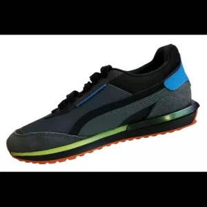 Puma City Rider Ls Shoes Mens Size 11.5 Dark Slate Ocean Dive 385662-01