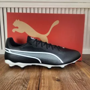PUMA King Pro FG/AG Mens Size 12 Black Athletic Sports Soccer Cleats 107566-01