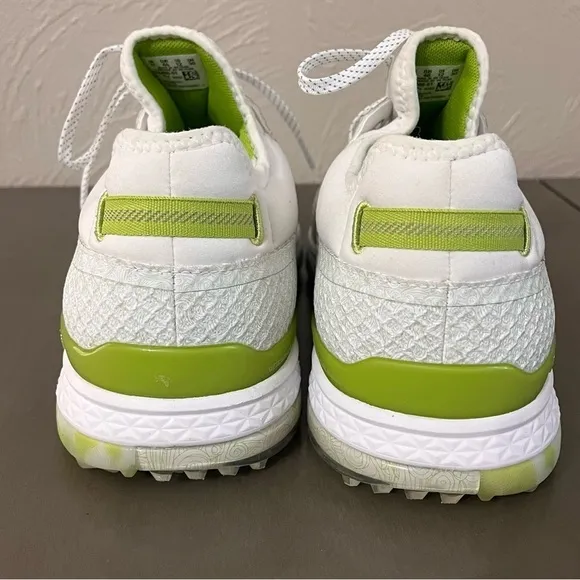 PUMA LE PRO/ALPHA Gust O Wind Spikeless Golf Shoes - White/Green Mens 12