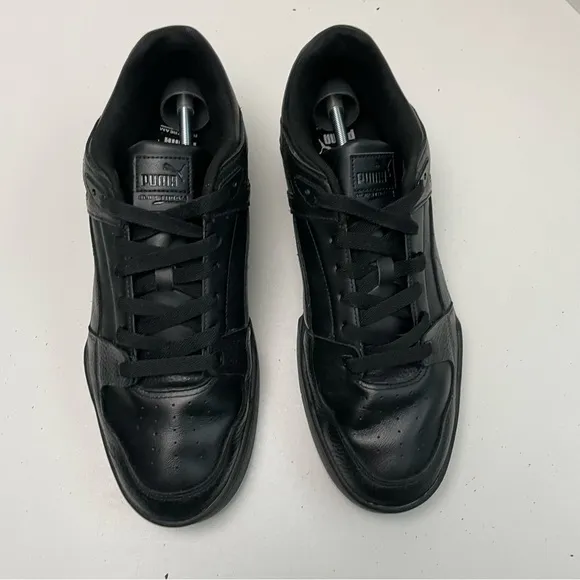PUMA Sneakers Slipstream Leather Lace Up Streetwear Basketball Comfort Black