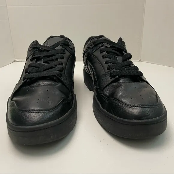 PUMA Sneakers Slipstream Leather Lace Up Streetwear Basketball Comfort Black
