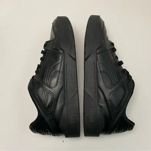 PUMA Sneakers Slipstream Leather Lace Up Streetwear Basketball Comfort Black