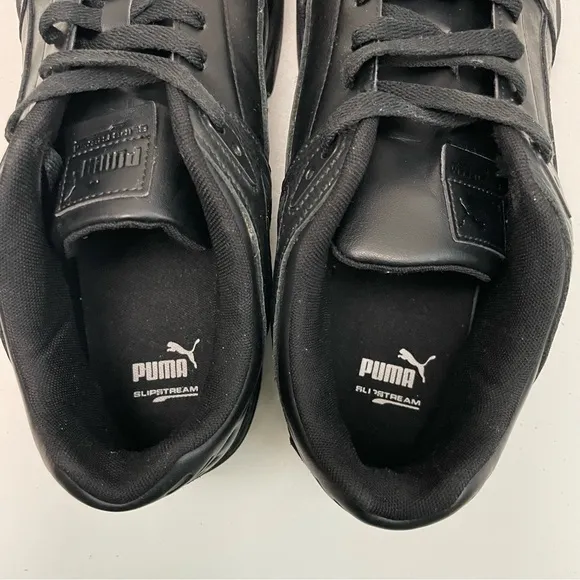 PUMA Sneakers Slipstream Leather Lace Up Streetwear Basketball Comfort Black