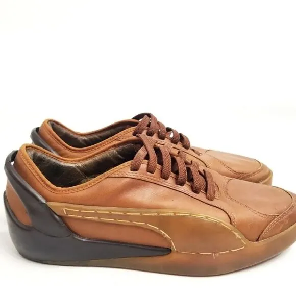 PUMA x Alexander McQueen Brown Vintage Exclusive Runway Shoes. Men's Size: 8
