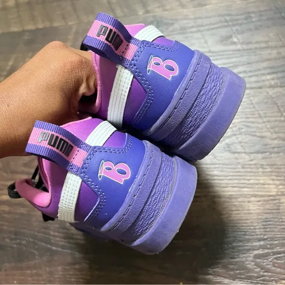 Puma y2K mayze BRATZ purple pink platform chunky heel sneakers shoes 5Y 6/6.5W