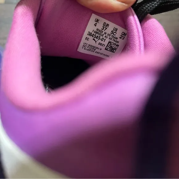 Puma y2K mayze BRATZ purple pink platform chunky heel sneakers shoes 5Y 6/6.5W