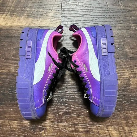 Puma y2K mayze BRATZ purple pink platform chunky heel sneakers shoes 5Y 6/6.5W