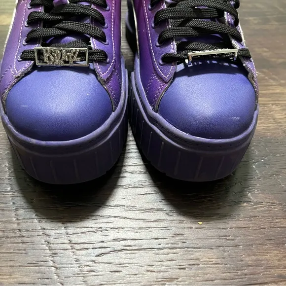 Puma y2K mayze BRATZ purple pink platform chunky heel sneakers shoes 5Y 6/6.5W