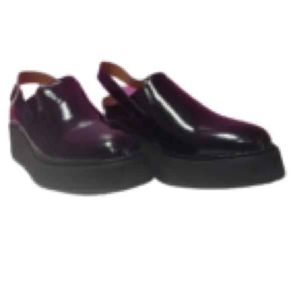 Rachel Comey Women's Black Cow Leather Jardinerio Loafer Mules Size 7.5