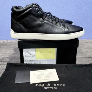 Rag &amp; Bone Kent High-Top Leather Sneaker Size 40,or 39.5 New in box
