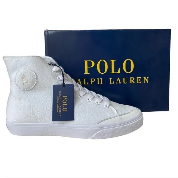 Ralph Lauren Polo high top Sneakers , Size 8 D
