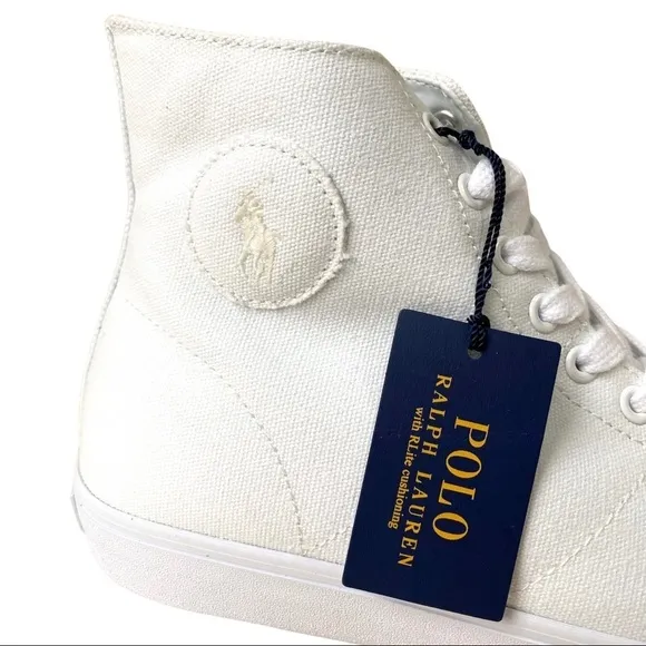Ralph Lauren Polo high top Sneakers , Size 8 D