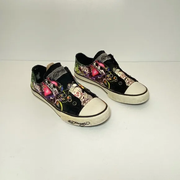 Rare - Ed Hardy - Vintage - Women's Shoes Size: 5