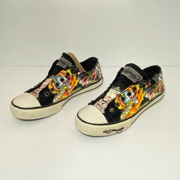 Rare - Ed Hardy - Vintage - Women's Shoes Size: 5