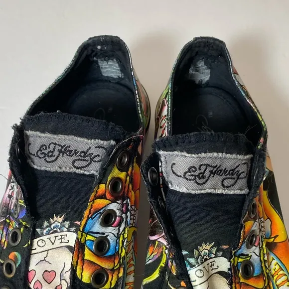 Rare - Ed Hardy - Vintage - Women's Shoes Size: 5