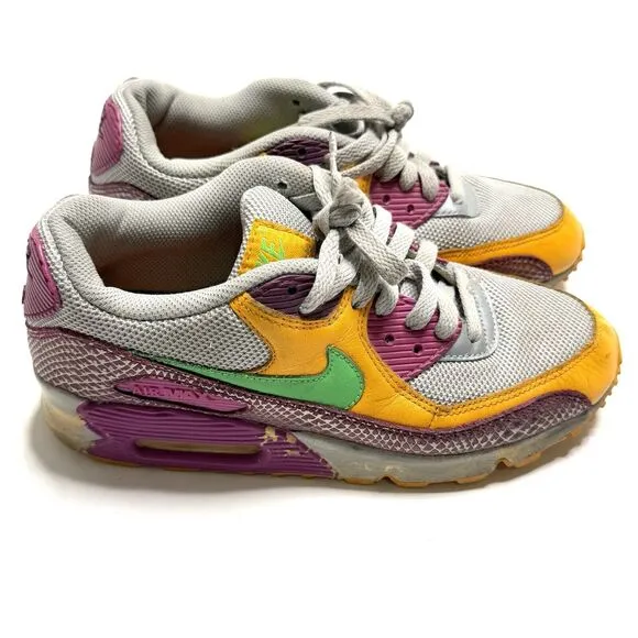 RARE Nike Air Max 90 Cocktail US 7.5 Womens Shoes 312052-071 Pink/Yellow 2007