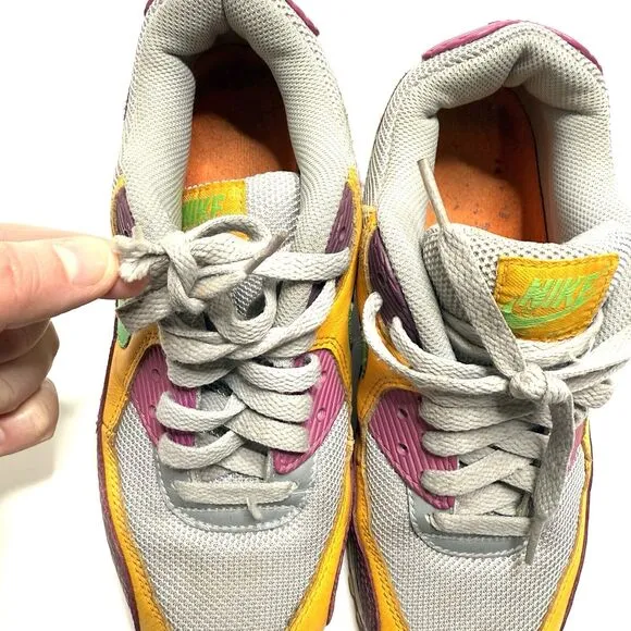 RARE Nike Air Max 90 Cocktail US 7.5 Womens Shoes 312052-071 Pink/Yellow 2007