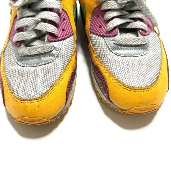 RARE Nike Air Max 90 Cocktail US 7.5 Womens Shoes 312052-071 Pink/Yellow 2007