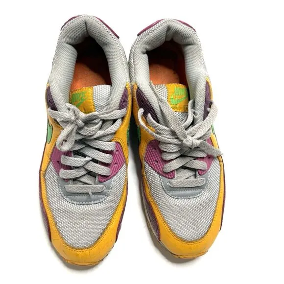 RARE Nike Air Max 90 Cocktail US 7.5 Womens Shoes 312052-071 Pink/Yellow 2007