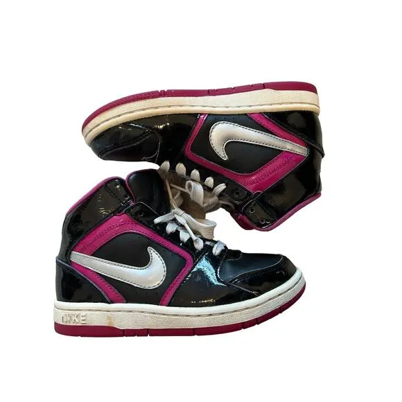 Rare Nike Air Prestige Pink/Black Shoes 394628-052 Youth Size 12C-EUC