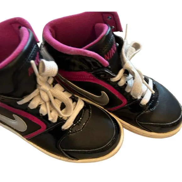 Rare Nike Air Prestige Pink/Black Shoes 394628-052 Youth Size 12C-EUC