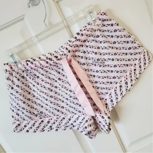RARE Victoria's Secret Pink Leopard Logo PJ Pajama Shorts Lounge Sleep Small