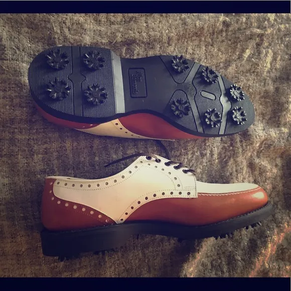 Rare Vintage Allen Edmonds Devonshire Golf Shoes