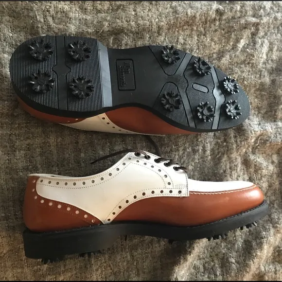 Rare Vintage Allen Edmonds Devonshire Golf Shoes