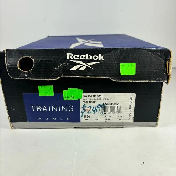 RARE VTG Deadstock Reebok Go Dare DMX Y2K 90s streetwear trainers womens 9.5