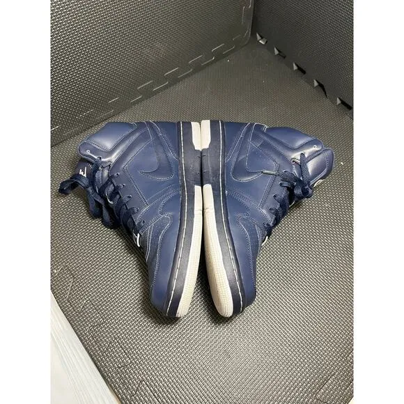 RARE Y2K Nike Air‎ Prestige III High Basketball Shoes 407036-444 Mens 9.5 Blue
