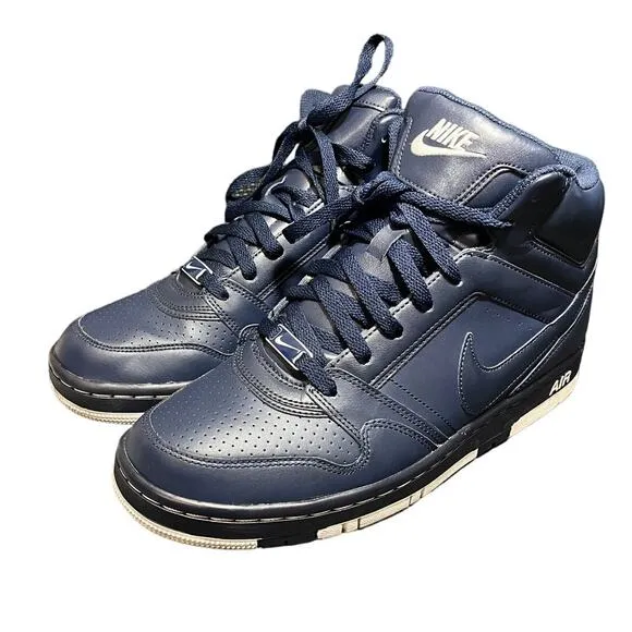RARE Y2K Nike Air‎ Prestige III High Basketball Shoes 407036-444 Mens 9.5 Blue