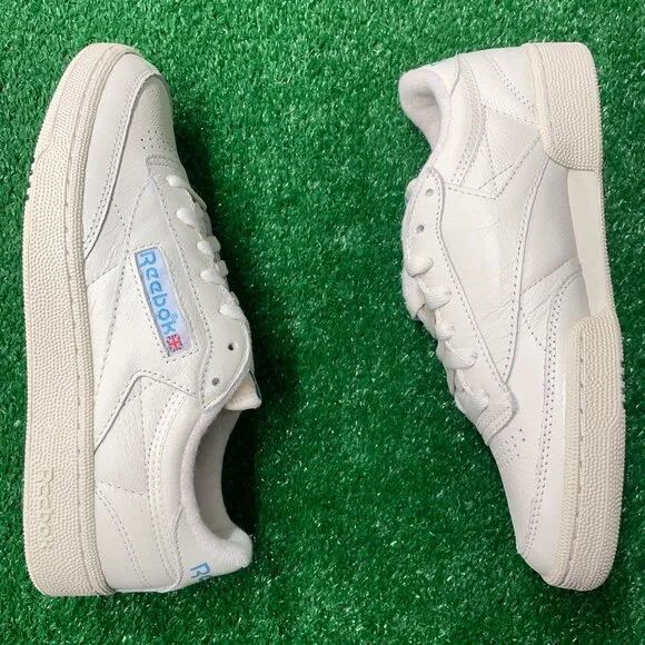 Reebok Club C 85 Vintage Low Mens Sportswear Shoes White 100007794 NEW Sz 6.5