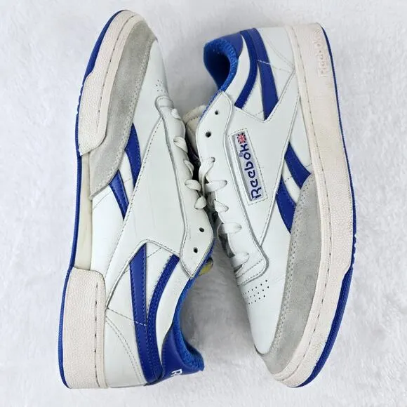 Reebok Club C Revenge Vintage Chalk Collegiate Royal Blue Mens Size 11 Shoes