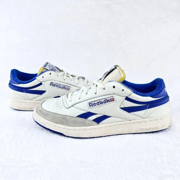 Reebok Club C Revenge Vintage Chalk Collegiate Royal Blue Mens Size 11 Shoes