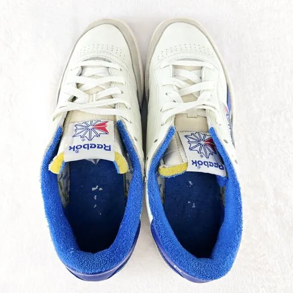 Reebok Club C Revenge Vintage Chalk Collegiate Royal Blue Mens Size 11 Shoes
