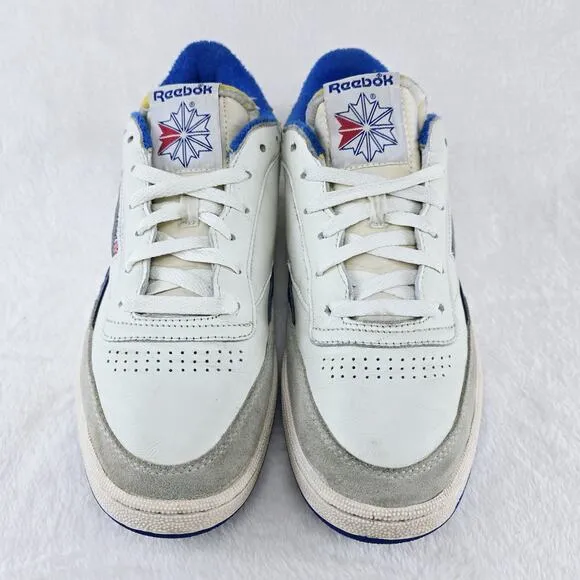 Reebok Club C Revenge Vintage Chalk Collegiate Royal Blue Mens Size 11 Shoes