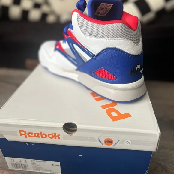 Reebok Men’s sz11 Throwback PUMP High Tops USA - NIB
