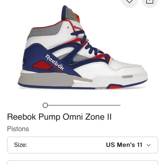 Reebok Men’s sz11 Throwback PUMP High Tops USA - NIB