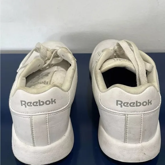 Reebok White Sneakers Sz 7 EU 37.5 Athletic Shoes Exercise Vintage 80s 90s