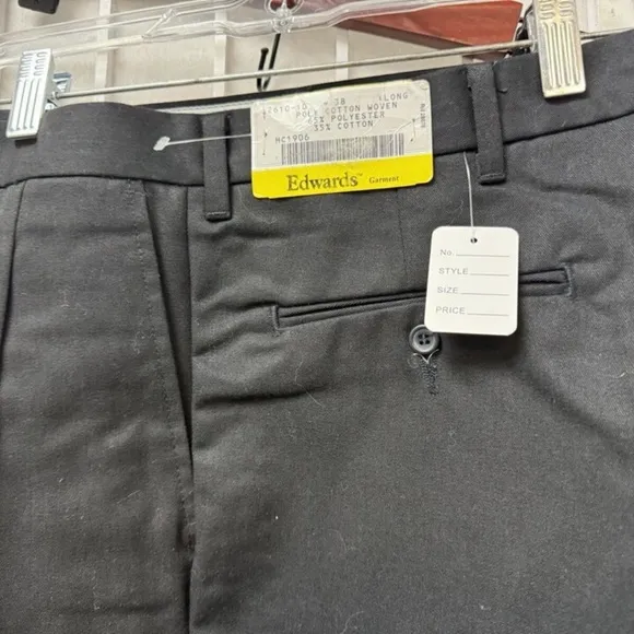 Relax/Edwards, Men, 2 Casual pants $28 Each, Sz 38x30, Black, Beige,Zip,Button.!