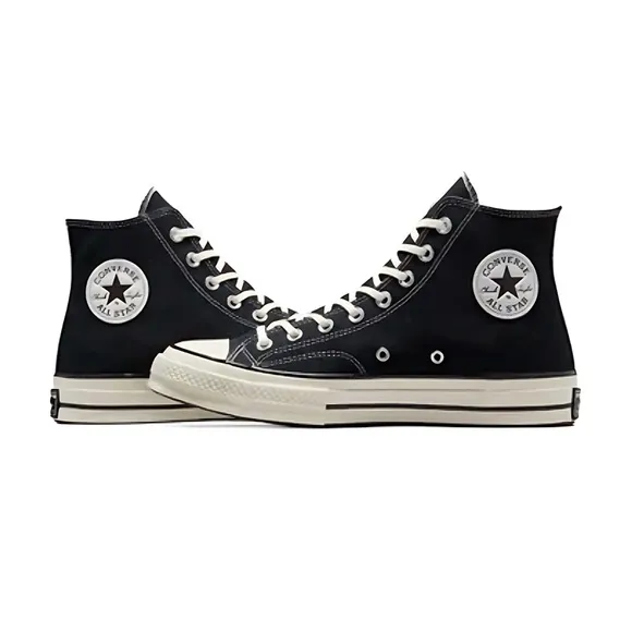 Retro Chuck 70 Black High Top Sneakers Unisex 8M/10W NIB Black/White Converse