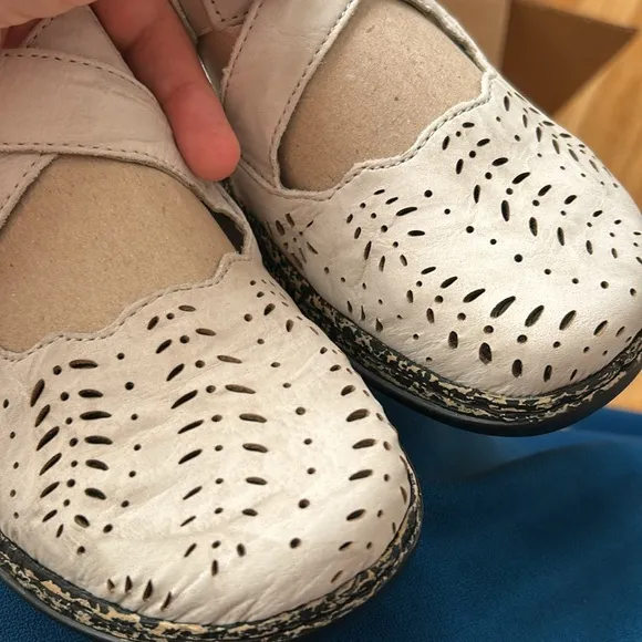 Rieker Women Daisy Mary Jane Shoe cream Gray  colorBlock closed ballerina  9.5 M