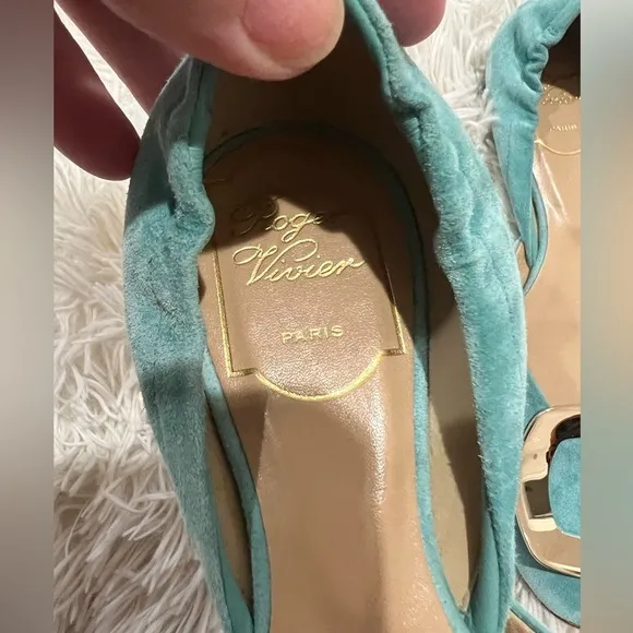 Roger Vivier Paris Ballarine Chips - size 36 US 6