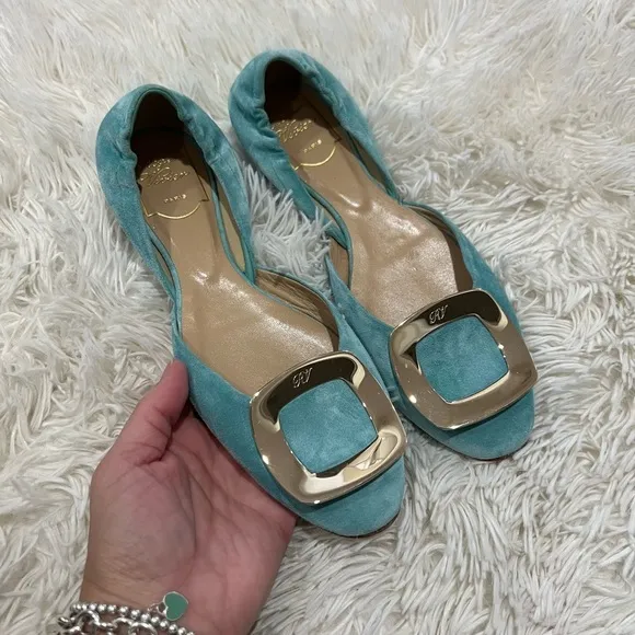 Roger Vivier Paris Ballarine Chips - size 36 US 6